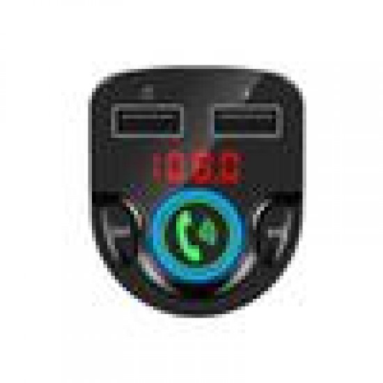 G32 FM Transmitter Bluetooth 5.0 Stereo Car MP3 Audio Player Wireless Handsfree Car Kit Voltage Monitor dual USB Fast Charge
