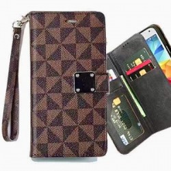 iPhone X/XS Full Wallet Triangle Case Brown