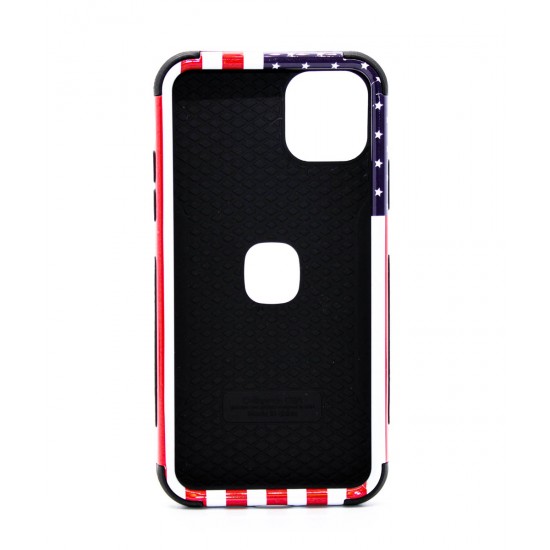iPhone 11 Pro MAX Glossy TPU Soft Silicon Cover - American Flag