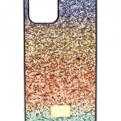iPhone 12 Mini Bling Bright Blue Rainbow Gradient Cover