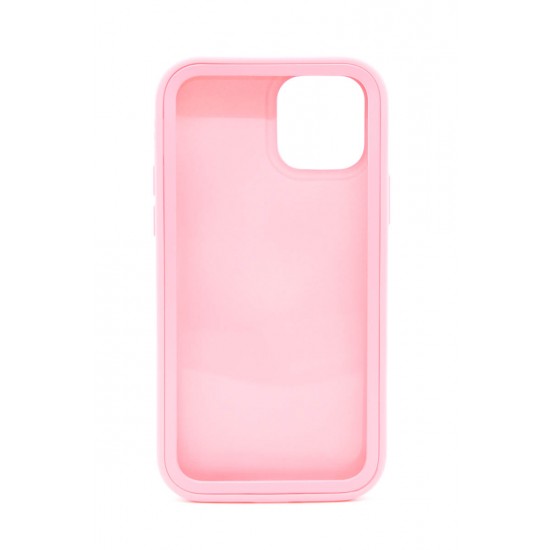 iPhone 12 Mini Liquid Silicone Hard Extra Protective Case- Baby Pink           