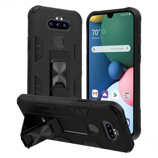 Magnetic Kickstand Case LG K 31/ Aristo 5- Black