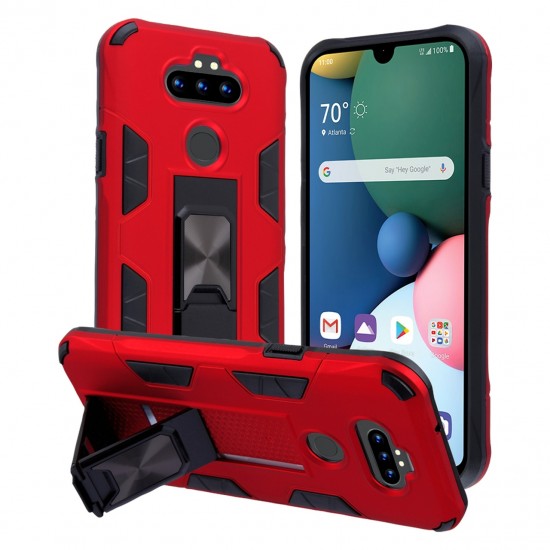 Magnetic Kickstand Case LG K 31/ Aristo 5- Red