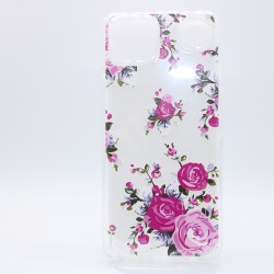 Clear Flower Case For LG K92 5G- Rose
