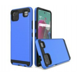 Brush Metal Case For LG K92 5G- Blue