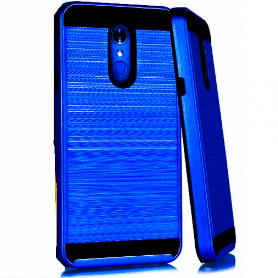 Brushed Metal Case For Motorola G Stylus- Blue