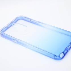 iPod Touch 5/6/7 Gradient Color Clear Cases Blue