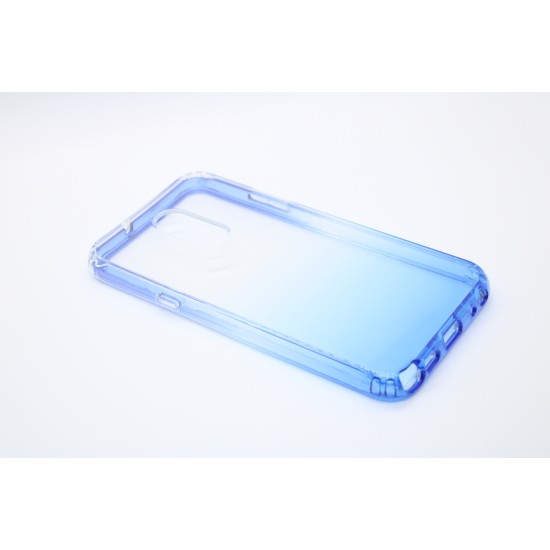 iPod Touch 5/6/7 Gradient Color Clear Cases Blue