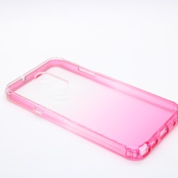 iPod Touch 5/6/7 Gradient Color Clear Cases Pink