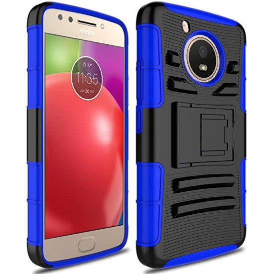 Holster Case for Motorola G 5 Plus- Blue