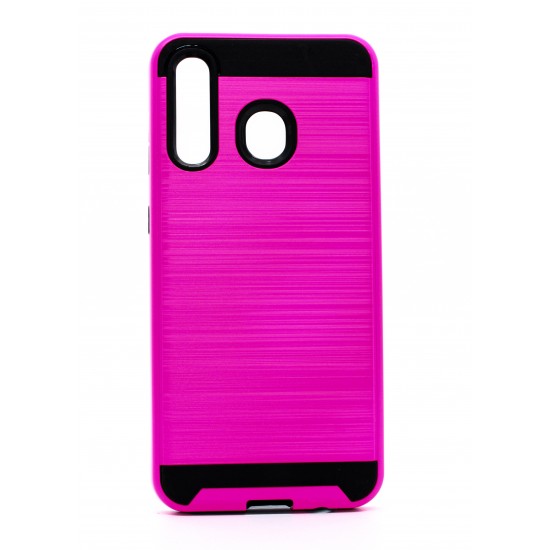Brushed Metal Samsung Galaxy A20 - Pink
