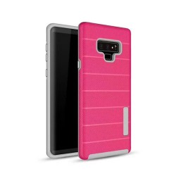 Samsung Galaxy Note 9 TPU Hybrid Stripes Pink