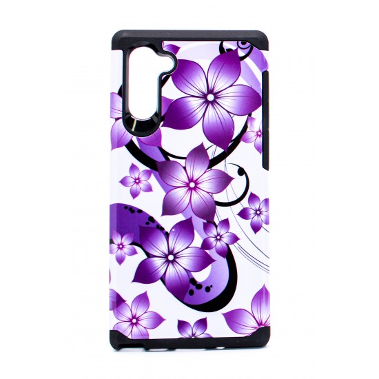 Samsung Galaxy N10  2-in-1 Design Case Purple Flower