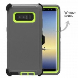 Samsung Galaxy Note10 Defender Case Gray and Green