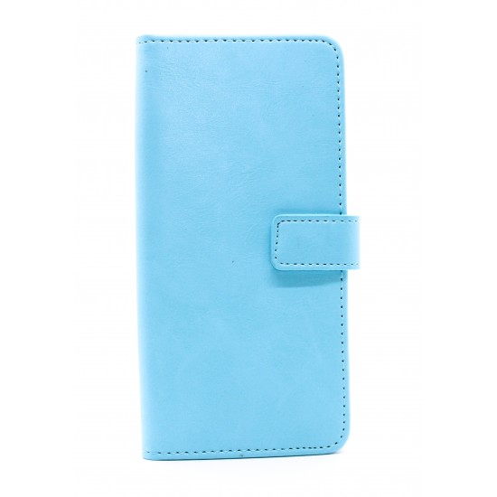 iPhone X/XS Full Wallet Cover Light Blue