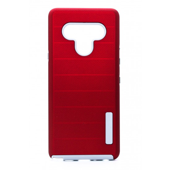 Samsung Galaxy Note 9 TPU Hybrid Stripes Red