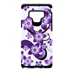 Samsung Galaxy Note 9 3-in-1 Design Case Purple Flower 