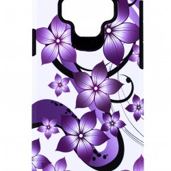 Samsung Galaxy Note 9 3-in-1 Design Case Purple Flower 