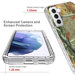 Samsung Galaxy S20 Plus Clear 2-in-1 Floral Case Yellow Camo 