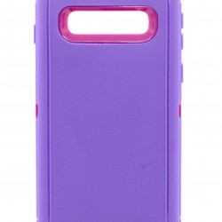 Samsung Galaxy S10 Defender Case Purple & Pink
