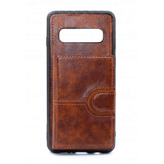 Samsung Galaxy S10 E Back Wallet Case Case - Brown
