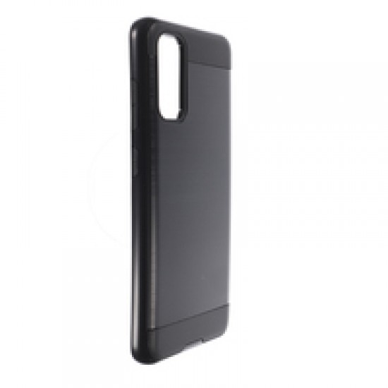 Brush Metal Case For Galaxy S-20 FE 5G - Black
