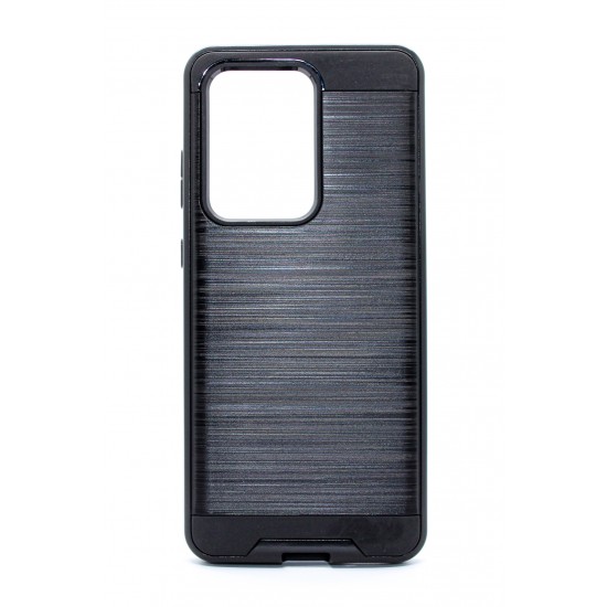 Brush Metal Case For Galaxy S-21 Ultra- Gray