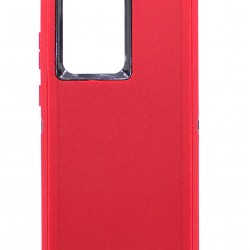 Heavy Duty Defender Case for Galaxy S 21 Plus- Red