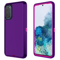 Heavy Duty Defender Case For Note 20- Purple