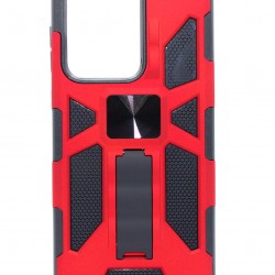 Samsung Galaxy S20 Plus Heavy Duty Magnetic T Kickstand Red