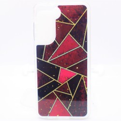 Electroplated Case FOR - Galaxy A02 S - RED AND BLACK