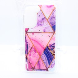 Galaxy S-20 FE 5G  Electroplated Case- Pink & Purple