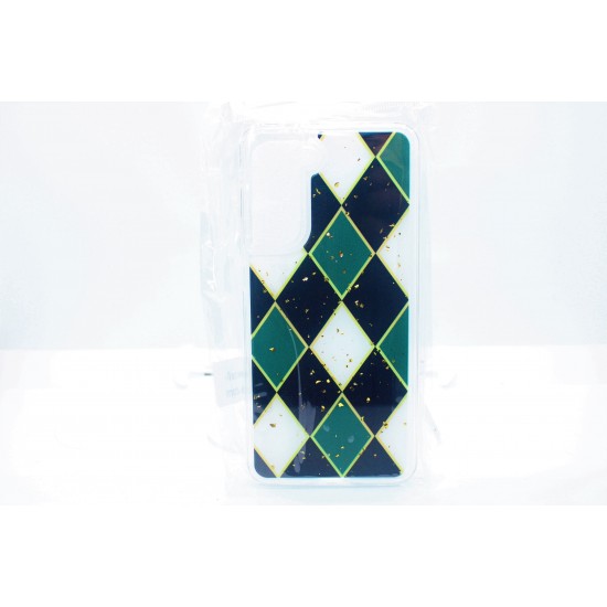 SAMSUNG S21Plus Electroplated Case- Green & White
