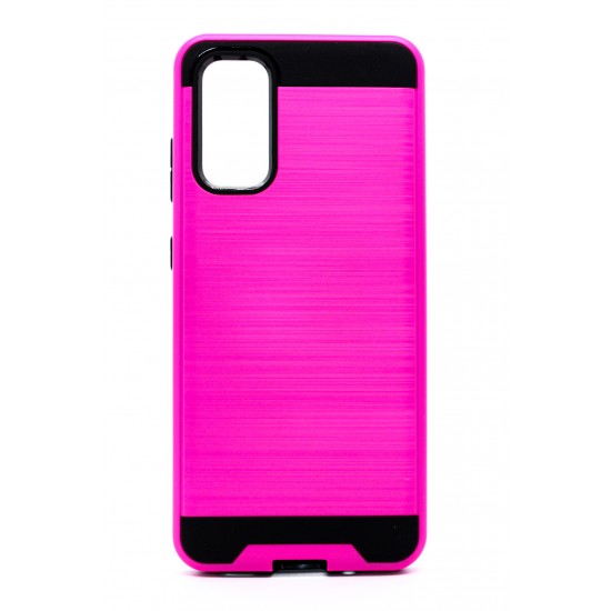 Samsung Galaxy A21S Brushed Metal- Hot Pink