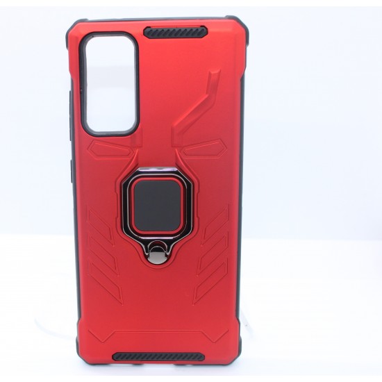 Samsung Galaxy S20 FE 5G SQUARE RING Case RED