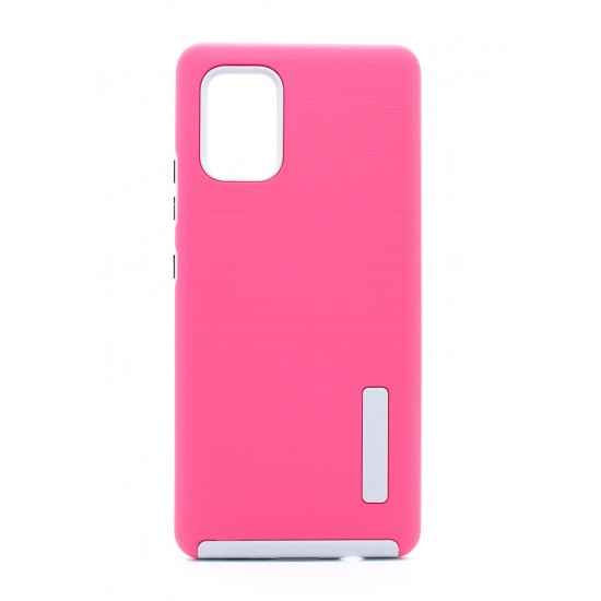 Samsung Galaxy S20 Plus TPU Hybrid Stripe Cases Pink