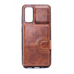 Samsung Galaxy S20  leather Back wallet  Brown