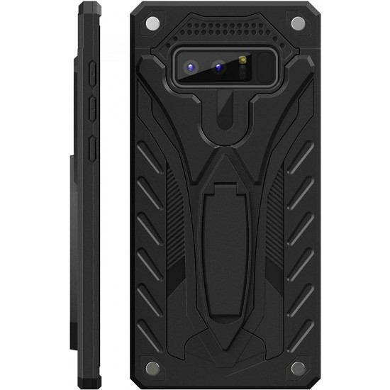 Samsung Galaxy Note 8 Heavy Duty T Kickstand Black