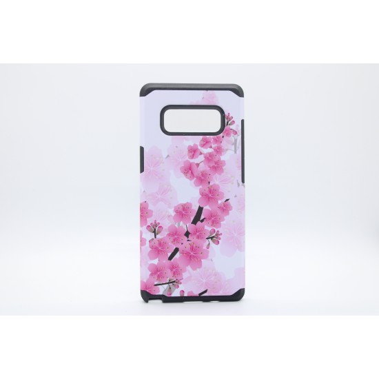 Samsung Galaxy Note 8 3-in-1 Design Case Pink Flower