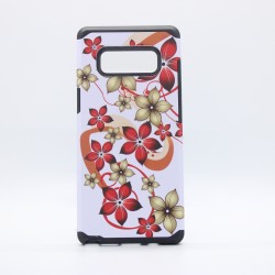 Samsung Galaxy Note 8 3-in-1 Design Case Floral Orange 