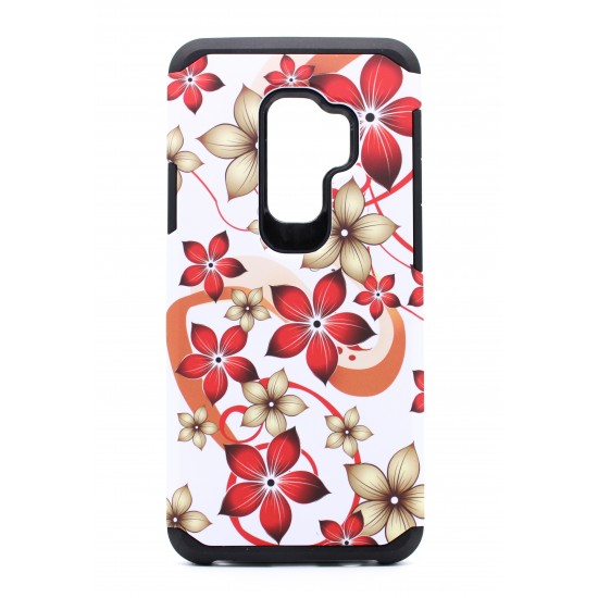 3-IN-1 Flowers DESIGN Case For Galaxy J 3 2018
