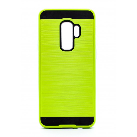Samsung Galaxy S9 Brushed Metal - Lime Green