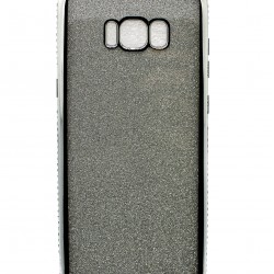 Samsung Galaxy S8 Plus Clear Shimmer Case Silver 