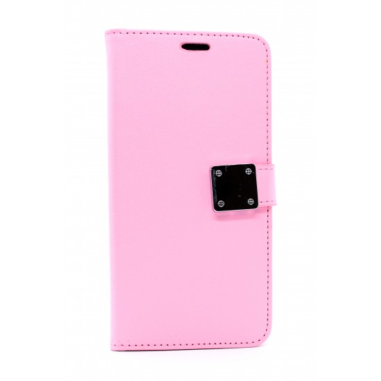 iPhone X/XS Full Wallet Classic Cover Pink