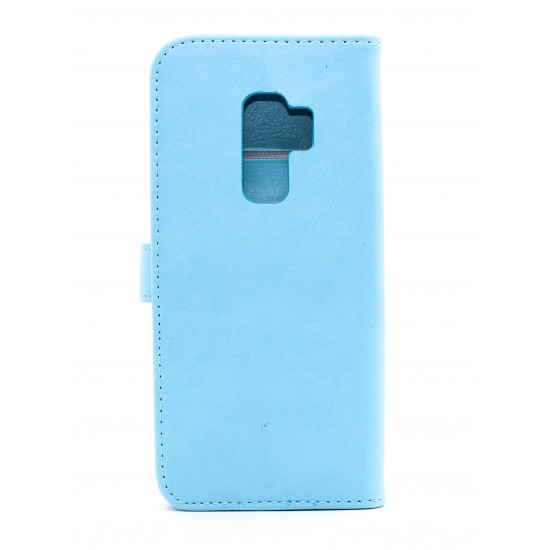 Samsung Galaxy S9 Plus Full Wallet Case Light Blue