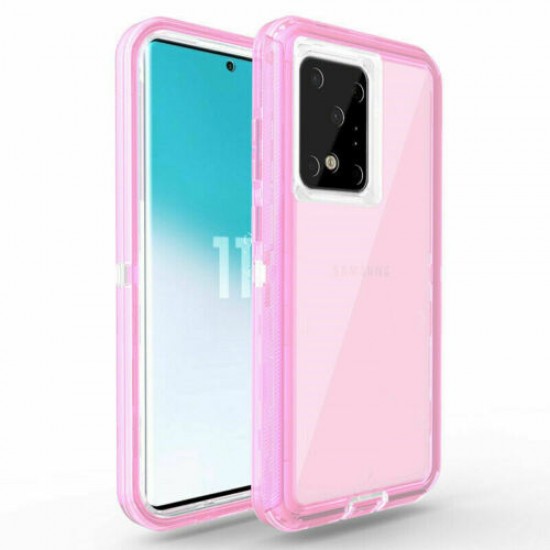 Samsung Galaxy S9 Plus Clear Liquid Defender Pink