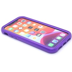 2-in-1 Color gradient Case for iPhone 11- Purple