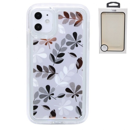 2-in-1 design case for iPhone 11- Leaf