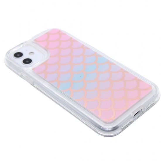 2-in-1 design case for iPhone 11- Pink Net