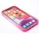 2-in-1 Multicolor Glitter clear case for iPhone 11- Pink